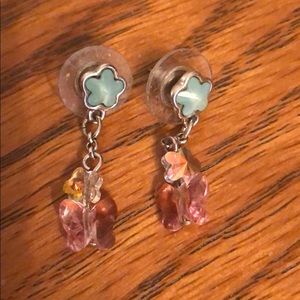 Swarovski butterfly earrings